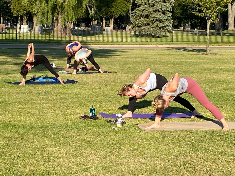 Outdoor Yoga - Sunny Side Up Yoga & Life Coaching